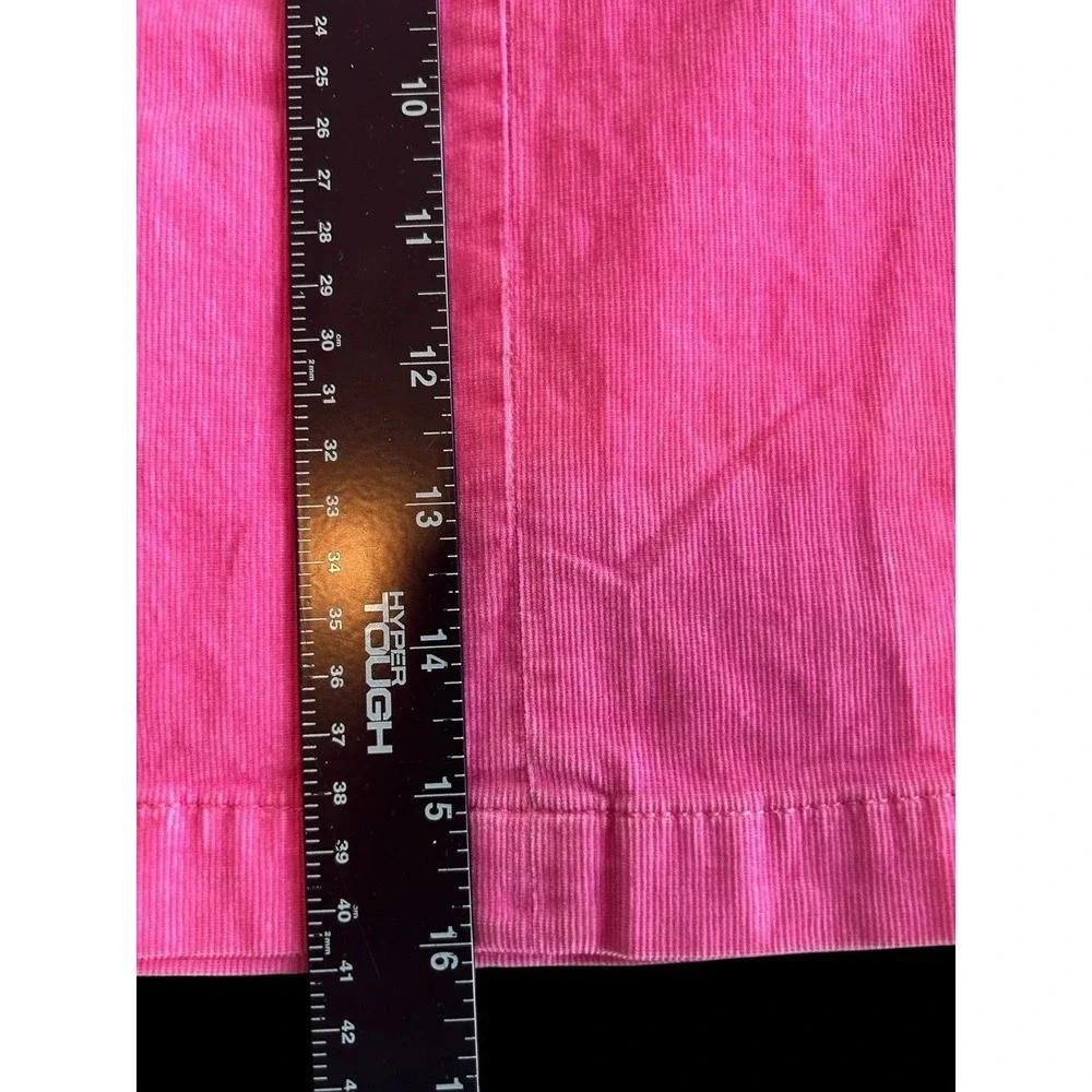 LILLY‎ PULITZER Womens Skirt Pink Corduroy Mini Flap Pockets Preppy Coast Size 0